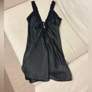 Princess Polly satin lace mini dress